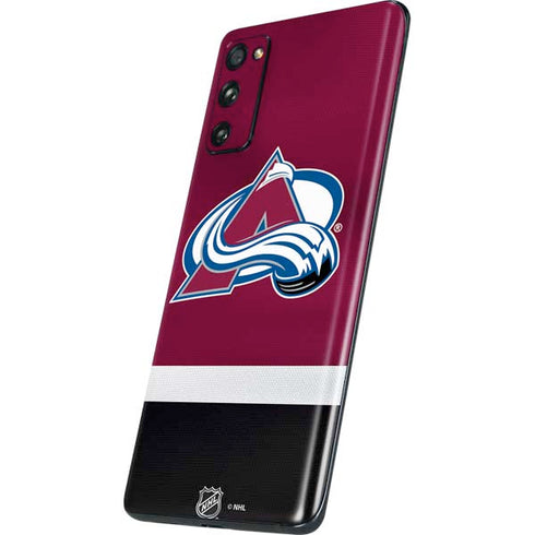 NHL Colorado Avalanche Jersey Galaxy S20 Fan Edition Skin