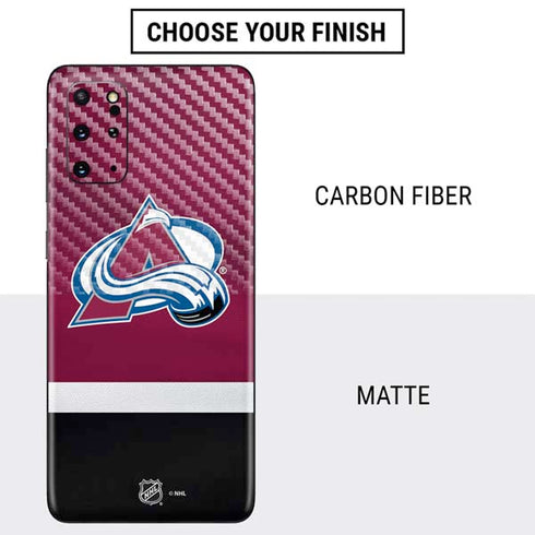NHL Colorado Avalanche Jersey Galaxy S20 Plus Skin