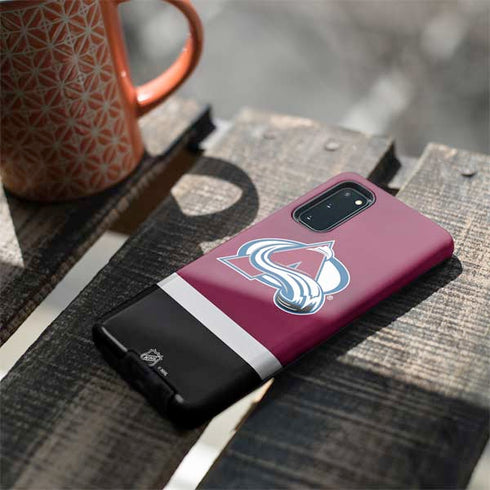 NHL Colorado Avalanche Jersey Galaxy S20 Pro Case