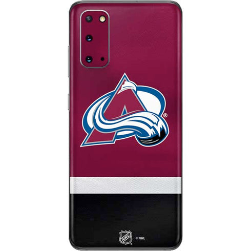 NHL Colorado Avalanche Jersey Galaxy S20 Skin
