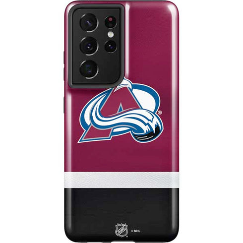 NHL Colorado Avalanche Jersey Galaxy S21 Ultra 5G Pro Case