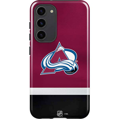 NHL Colorado Avalanche Jersey Galaxy S23 Plus Pro Case