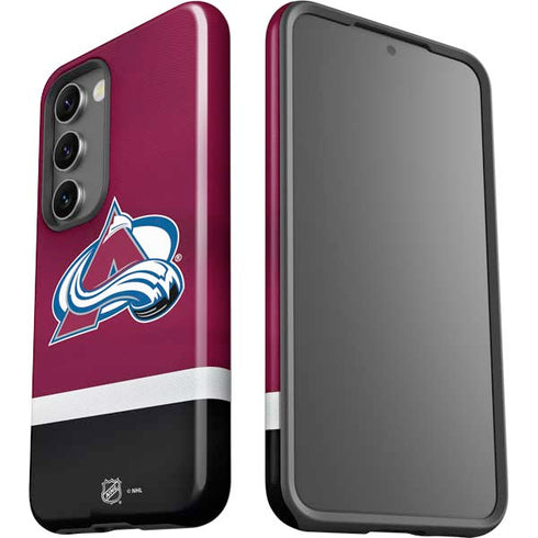 NHL Colorado Avalanche Jersey Galaxy S23 Pro Case