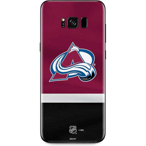 NHL Colorado Avalanche Jersey Galaxy S8 Plus Skin