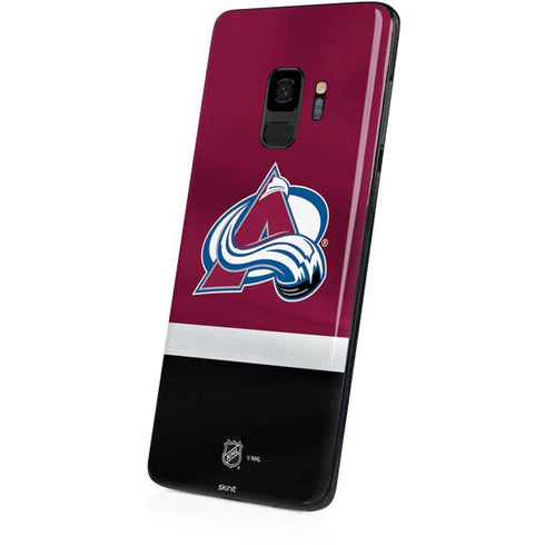 NHL Colorado Avalanche Jersey Galaxy S9 Skin