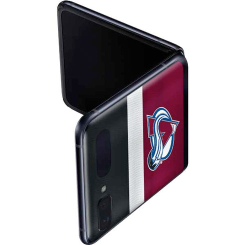 NHL Colorado Avalanche Jersey Galaxy Z Flip Skin