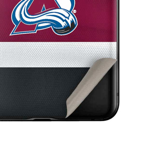 NHL Colorado Avalanche Jersey Galaxy Z Flip Skin