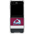 NHL Colorado Avalanche Jersey Galaxy Z Flip5 5G Clear Case