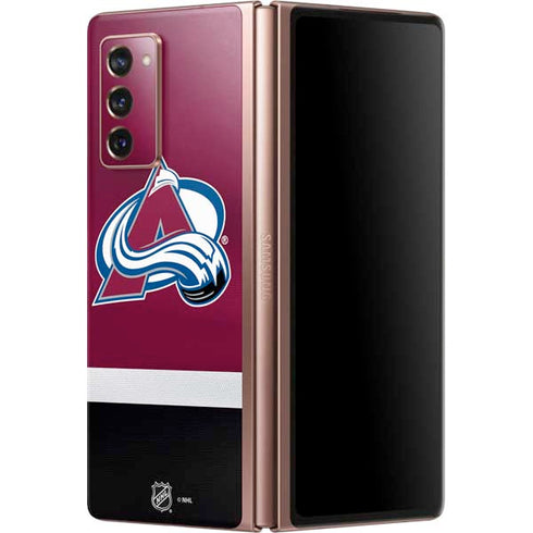 NHL Colorado Avalanche Jersey Galaxy Z Fold2 5G Skin