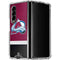 NHL Colorado Avalanche Jersey Galaxy Z Fold4 5G Clear Case
