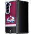 NHL Colorado Avalanche Jersey Galaxy Z Fold5 5G Clear Case