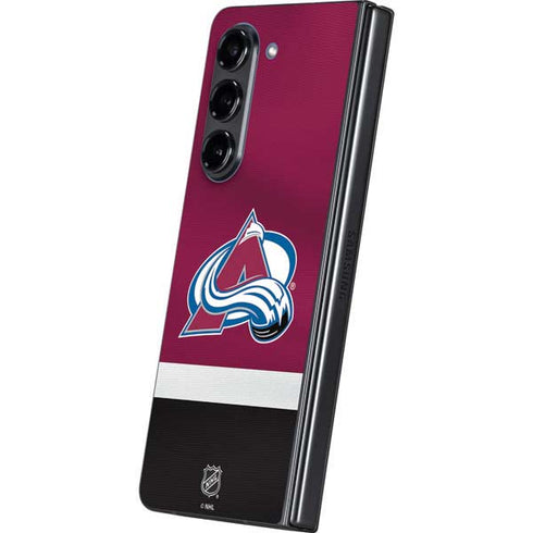 NHL Colorado Avalanche Jersey Galaxy Z Fold5 5G Skin