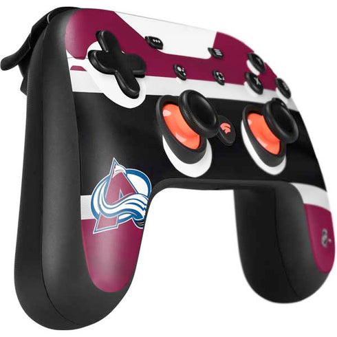 NHL Colorado Avalanche Jersey Google Stadia Controller Skin