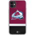 NHL Colorado Avalanche Jersey iPhone 11 Clear Case