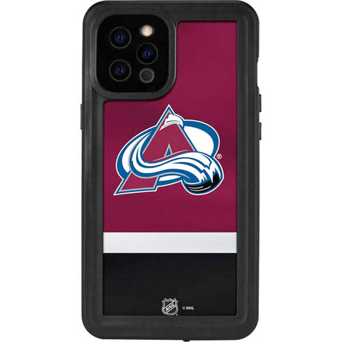NHL Colorado Avalanche Jersey iPhone 12 Pro Max Waterproof Case