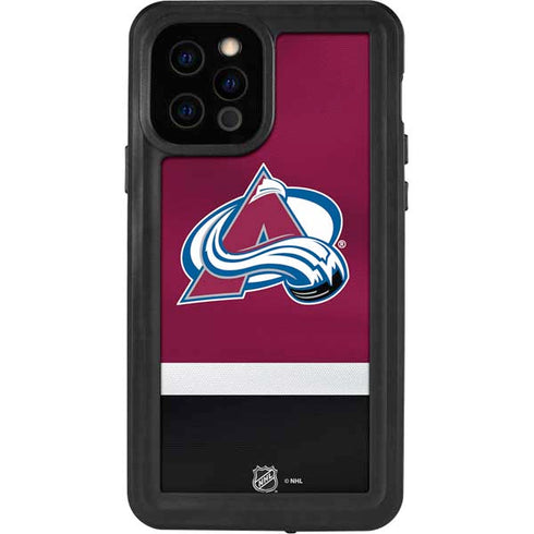 NHL Colorado Avalanche Jersey iPhone 12 Pro Waterproof Case