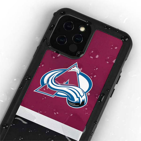 NHL Colorado Avalanche Jersey iPhone 12 Pro Waterproof Case