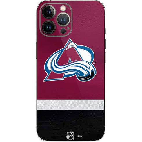 NHL Colorado Avalanche Jersey iPhone 13 Pro Max Skin