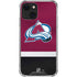 NHL Colorado Avalanche Jersey iPhone 14 Plus Clear Case