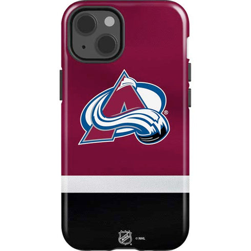 NHL Colorado Avalanche Jersey iPhone 15 Impact Case
