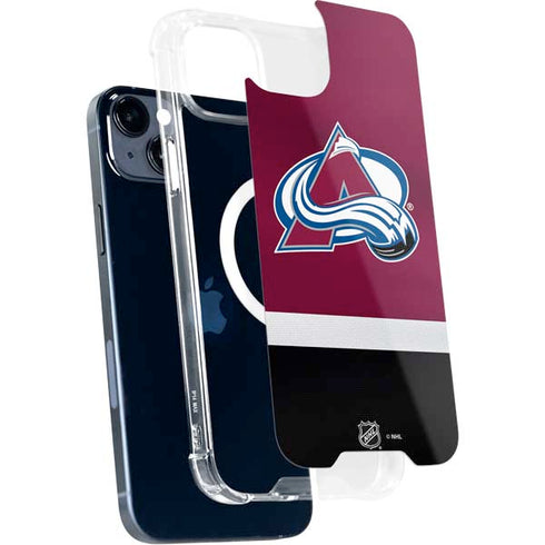 NHL Colorado Avalanche Jersey iPhone 15 Plus MagSafe Case