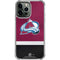 NHL Colorado Avalanche Jersey iPhone 15 Pro Max Clear Case