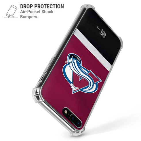 NHL Colorado Avalanche Jersey iPhone 7/8 Plus Clear Case