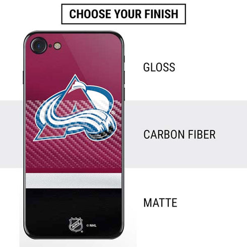 NHL Colorado Avalanche Jersey iPhone SE (2nd & 3rd Gen) Skin