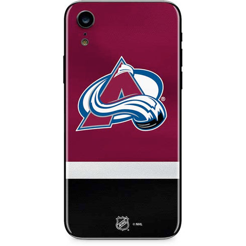 NHL Colorado Avalanche Jersey iPhone XR Skin