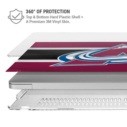NHL Colorado Avalanche Jersey MacBook Air 13in M1 (2021) Case plus Skin
