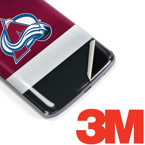 NHL Colorado Avalanche Jersey Moto E5 Plus Skin