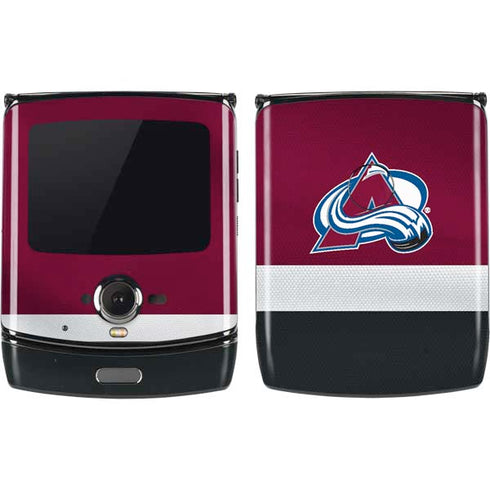 NHL Colorado Avalanche Jersey Motorola RAZR Skin