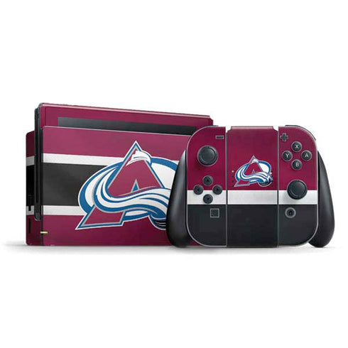 NHL Colorado Avalanche Jersey Nintendo Switch Bundle Skin