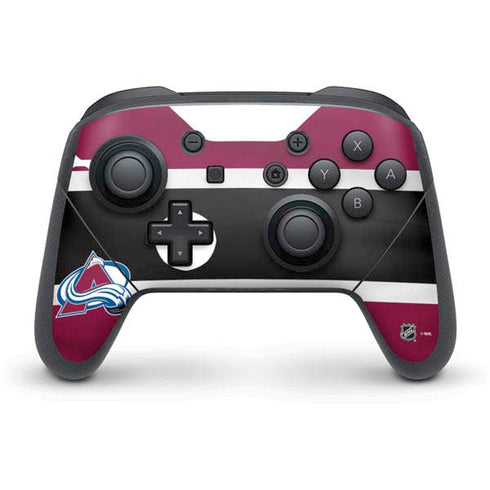 NHL Colorado Avalanche Jersey Nintendo Switch Pro Controller Skin