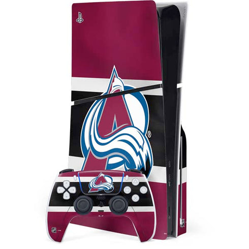 NHL Colorado Avalanche Jersey PS5 Slim Disk Bundle Skin