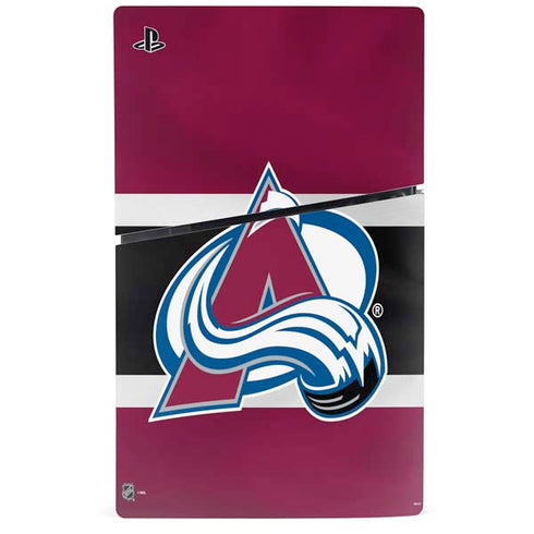 NHL Colorado Avalanche Jersey PS5 Slim Disk Console Skin