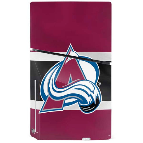 NHL Colorado Avalanche Jersey PS5 Slim Disk Console Skin