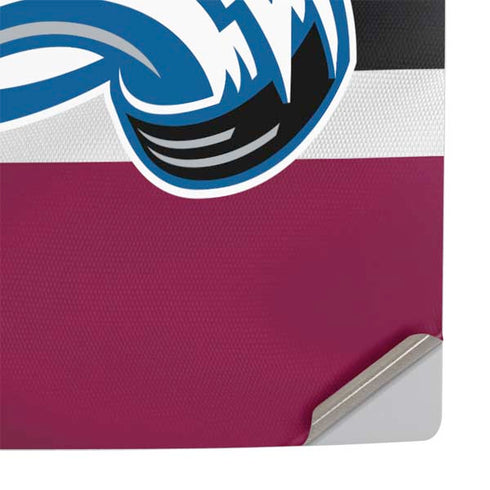 NHL Colorado Avalanche Jersey PS5 Slim Disk Console Skin
