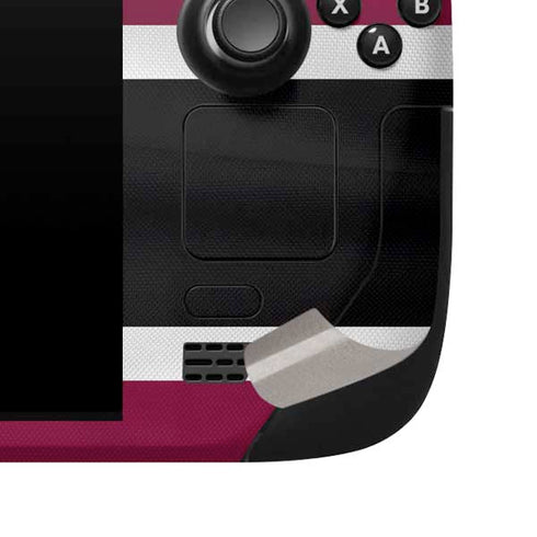NHL Colorado Avalanche Jersey Steam Deck Handheld Gaming Computer Skin