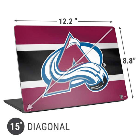 NHL Colorado Avalanche Jersey Universal Laptop 15in (12.2 x 8.8in) Skin