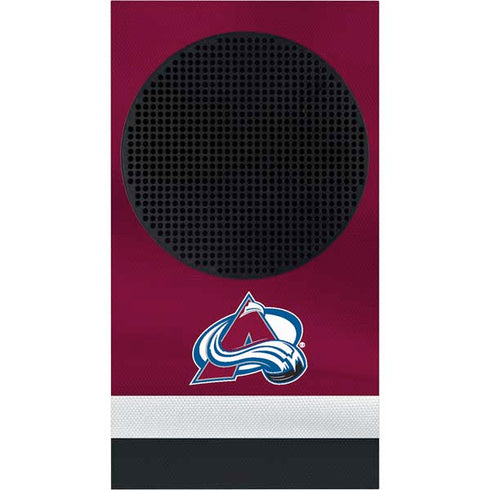NHL Colorado Avalanche Jersey Xbox Series S Console Skin