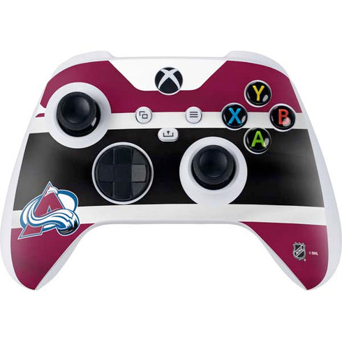 NHL Colorado Avalanche Jersey Xbox Series S Controller Skin