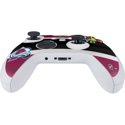 NHL Colorado Avalanche Jersey Xbox Series S Controller Skin