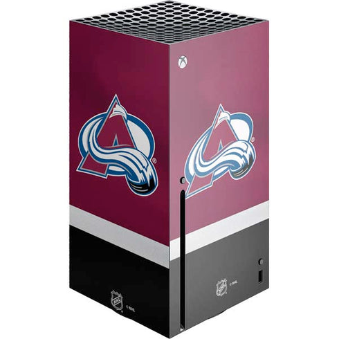 NHL Colorado Avalanche Jersey Xbox Series X Console Skin