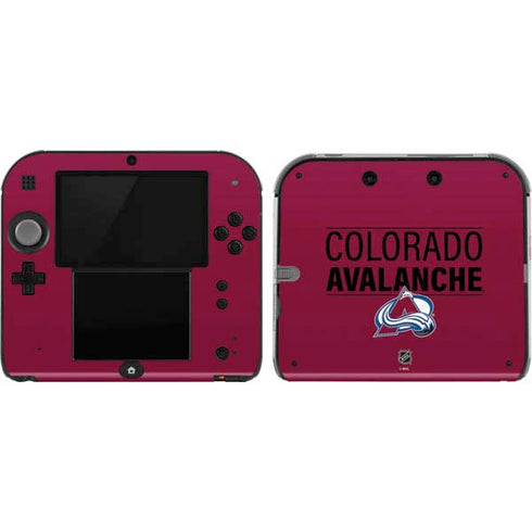 NHL Colorado Avalanche Lineup Nintendo 2DS Skin