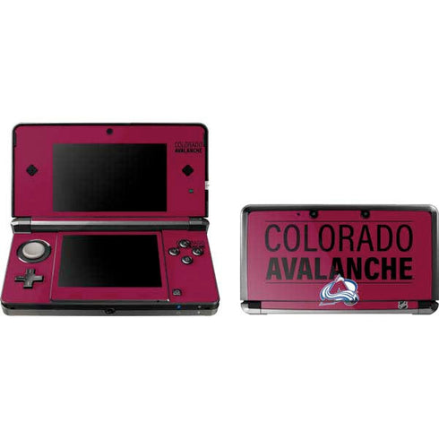 NHL Colorado Avalanche Lineup 3DS (2011) Skin