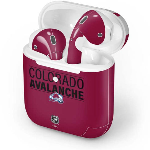 NHL Colorado Avalanche Lineup Apple AirPods 2 Skin