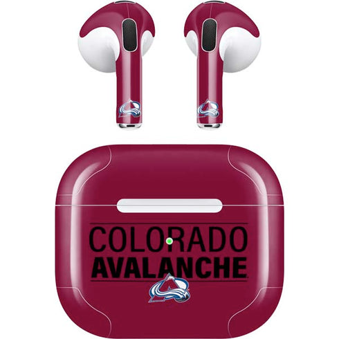 NHL Colorado Avalanche Lineup Apple AirPods (3rd Gen 2021) Skin