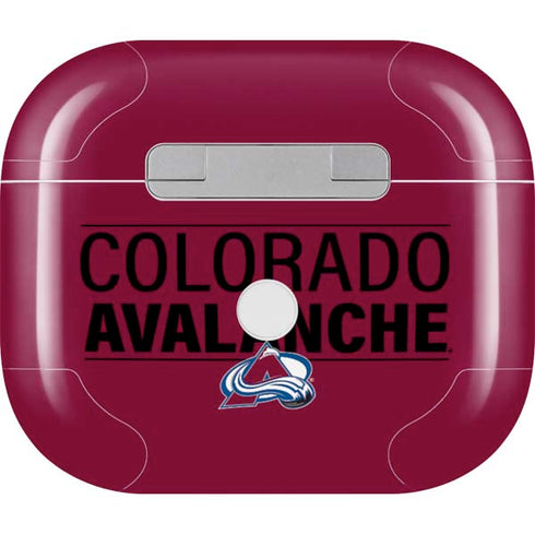 NHL Colorado Avalanche Lineup Apple AirPods (3rd Gen 2021) Skin