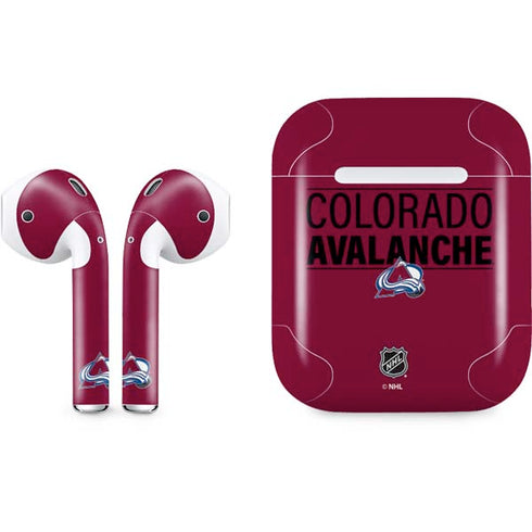 NHL Colorado Avalanche Lineup Apple AirPods Skin